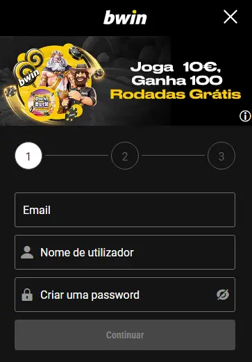 Conta no Casino BWIN PT
